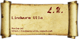 Lindwurm Ulla névjegykártya